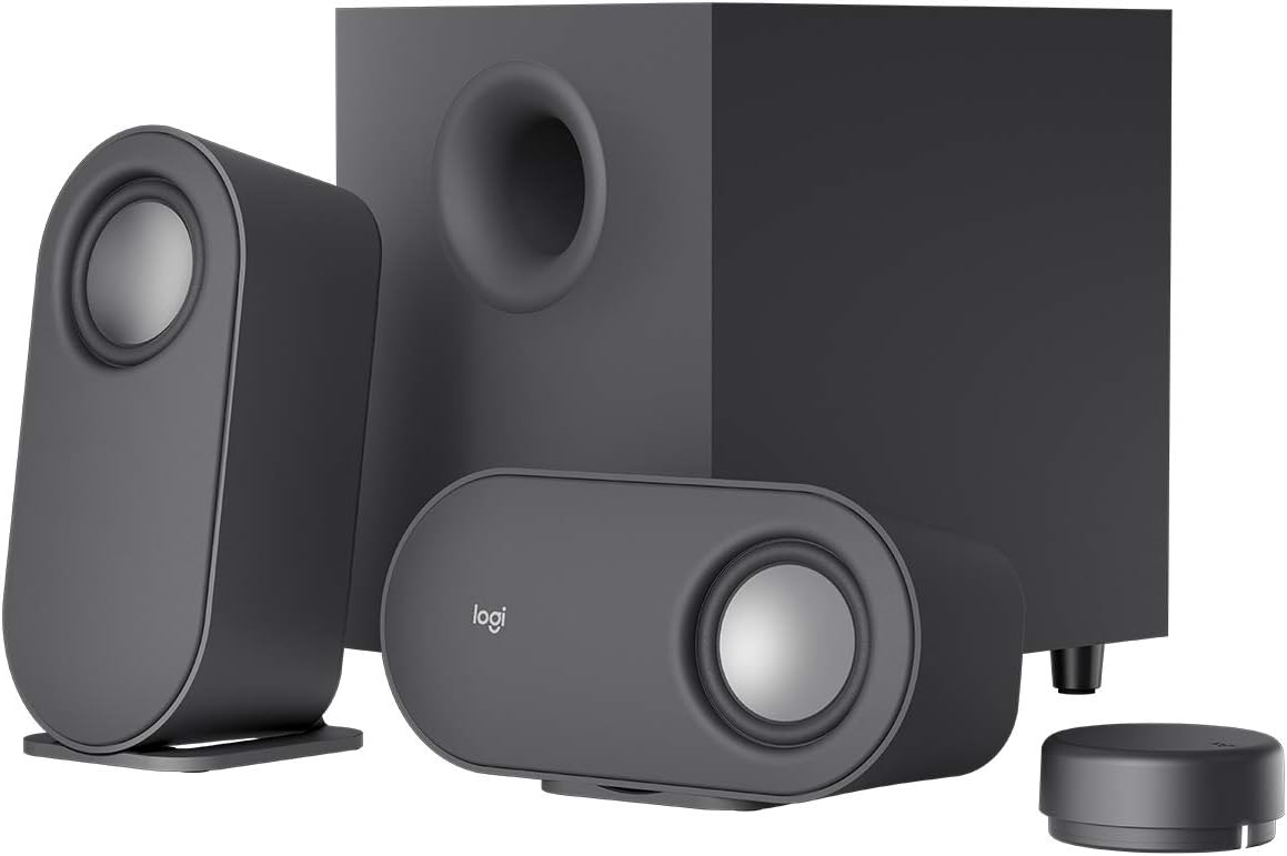 LOGITECH Z407 |  BOCINAS BLUETOOTH  | ORDENADOR CON SUBWOOFER  | CONTROL INALÁMBRICO | SONIDO INMERSIVO | AUDIO PREMIUM CON VARIAS ENTRADAS | ALTAVOCES USB | NEGRO